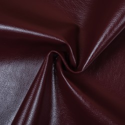 Ткань Дерматин (Кожзам) для мебели, цвет Бордовый (на отрез)  в Одинцово