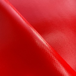 Тентовый материал ПВХ 600 гр/м2 плотная, Красный (Ширина 150см), на отрез  в Одинцово, 600 г/м2, 1189 руб