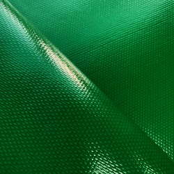 Ткань ПВХ 600 гр/м2 плотная, Зелёный (Ширина 150см), на отрез  в Одинцово