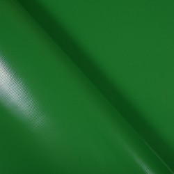 Ткань ПВХ 450 гр/м2, Зелёный (Ширина 160см), на отрез  в Одинцово
