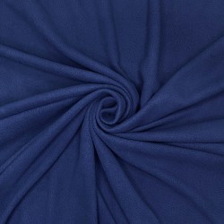 Флис Односторонний 130 гр/м2, цвет Темно-синий (на отрез)  в Одинцово