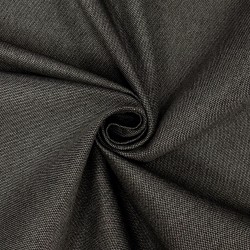 Ткань Рогожка (мебельная), цвет Тёмно-Серый (на отрез)  в Одинцово