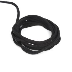 Шнур для одежды 4,5 мм, цвет Чёрный (на отрез)  в Одинцово