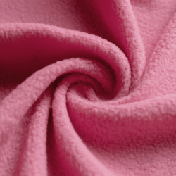 Флис Односторонний 130 гр/м2, цвет Розовый (на отрез)  в Одинцово
