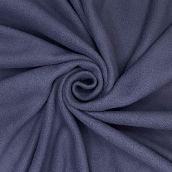 Ткань Флис Односторонний 130 гр/м2, цвет Темно-серый (на отрез)  в Одинцово