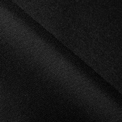 Прорезиненная ткань Оксфорд 600D ПВХ, Черный (на отрез)  в Одинцово