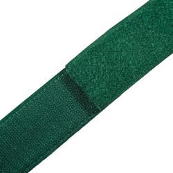 Контактная лента 40мм (38мм) цвет Зелёный (велькро-липучка, на отрез)  в Одинцово