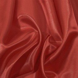 Ткань Атлас-сатин, цвет Красный (на отрез)  в Одинцово