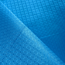 Ткань Оксфорд 300D PU Рип-Стоп СОТЫ, цвет Голубой (на отрез)  в Одинцово