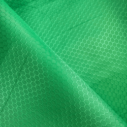 Ткань Оксфорд 300D PU Рип-Стоп СОТЫ, цвет Зелёный (на отрез)  в Одинцово