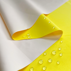 Водонепроницаемая Дышащая Мембранная ткань PU 10'000, цвет Жёлтый (на отрез)  в Одинцово