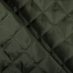 Стеганая подкладочная ткань с синтепоном (100гр/м2), цвет Хаки (на отрез)  в Одинцово