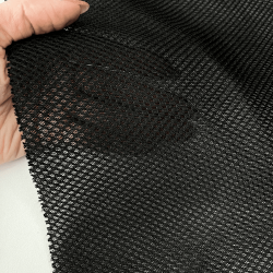 Сетка 3D трехслойная Air mesh 165 гр/м2, цвет Черный (на отрез)  в Одинцово