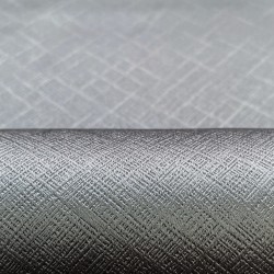 Ткань Блэкаут для штор светозатемняющая 100% &quot;Орнамент Серый&quot; (на отрез)  в Одинцово